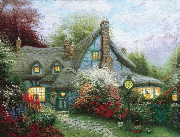 Thomas Kinkade Sweetheart Cottage